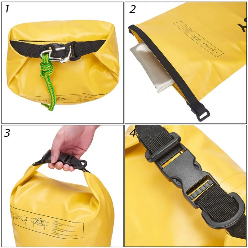 

Anchor & Waterproof Dry Bag Tow Rope Sand Swimming Storage Sack 2-in-1 Sand For Kayak Jet Ski Rowing Boating Outdoor Dock Line