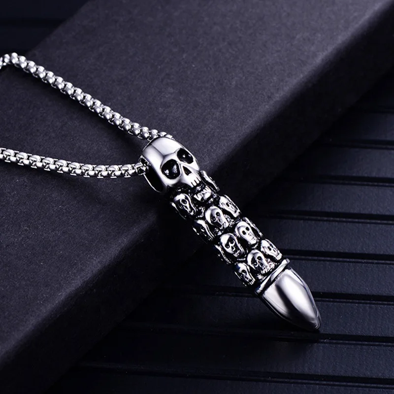 

Ожерелье-чокер мужское из нержавеющей стали в стиле панк-рок