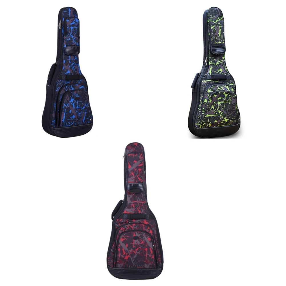 

New 42" Acoustic Folk Classical Guitar Bag Case Backpack Adjustable Shoulder Strap 600D Cloth With Multiple Pocket High Quality