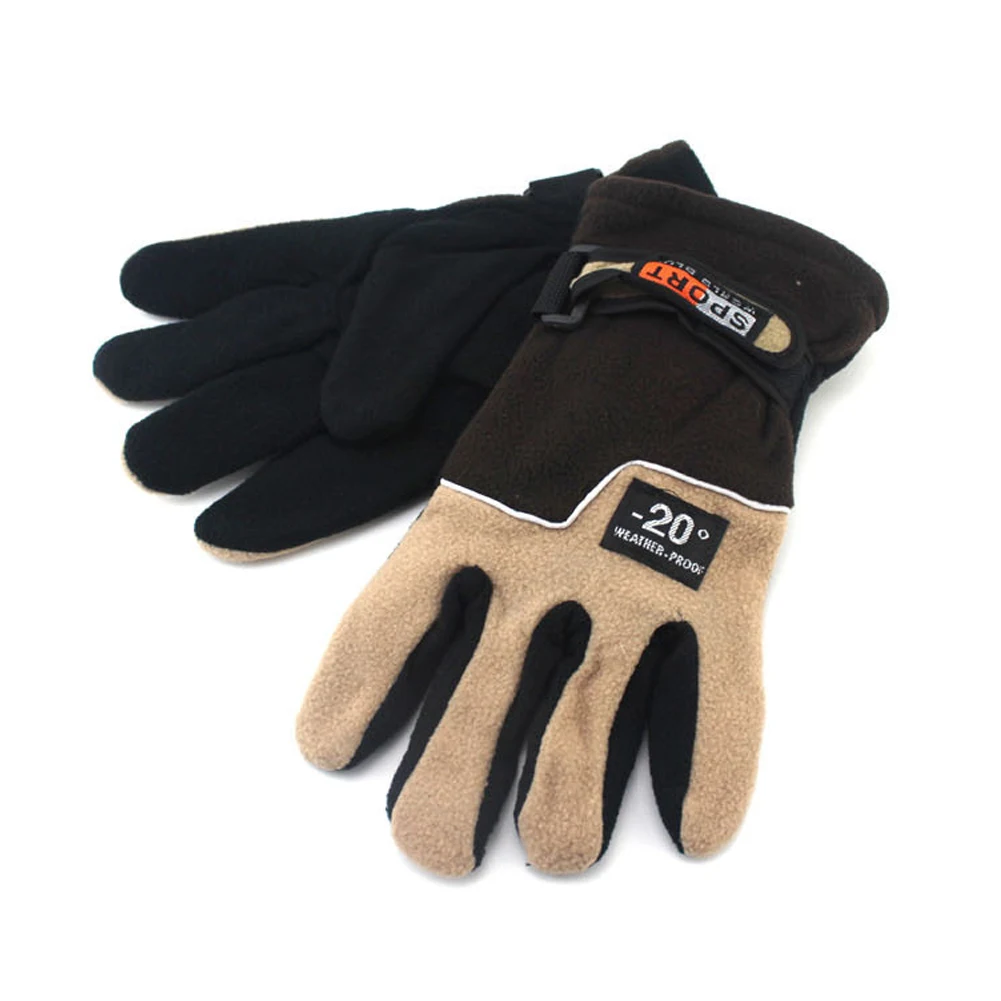

Winter Cycling Gloves Bicycle Gloves Windproof Waterproof Thermal Warm Fleece Mtb Gloves for Men Women Snow Sports Gloves Back