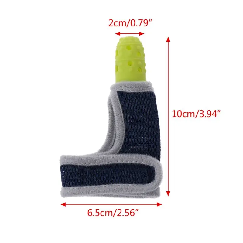 

Baby Child Finger Guard Stop Thumb Sucking Wrist Band Baby Nursing Mittens Teether Pacifier Newborn Dental Care
