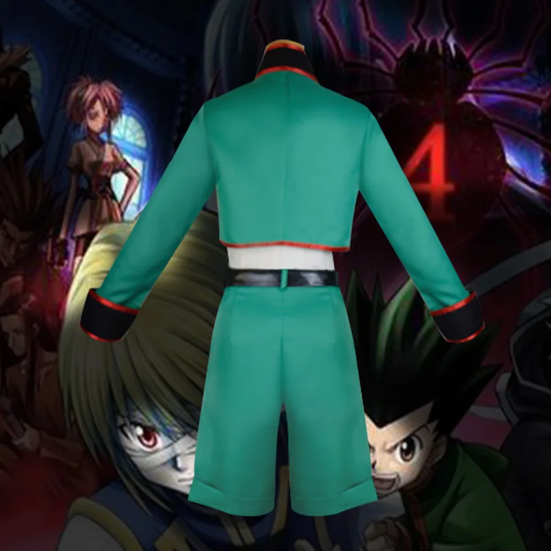 Костюм для косплея из аниме Hunter X Gon Freecss полный комплект топа брюк и пояса