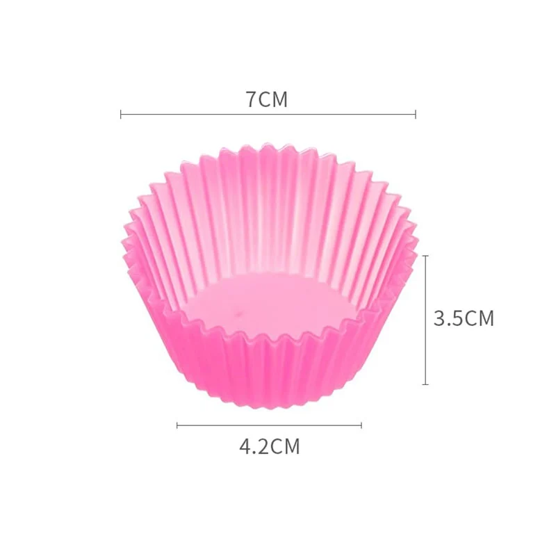 

1pcs Silicone Cake Mold Round Shaped Muffin Cupcake Baking Molds Kitchen Cooking Bakeware Maker DIY Cake Decorating Tools02