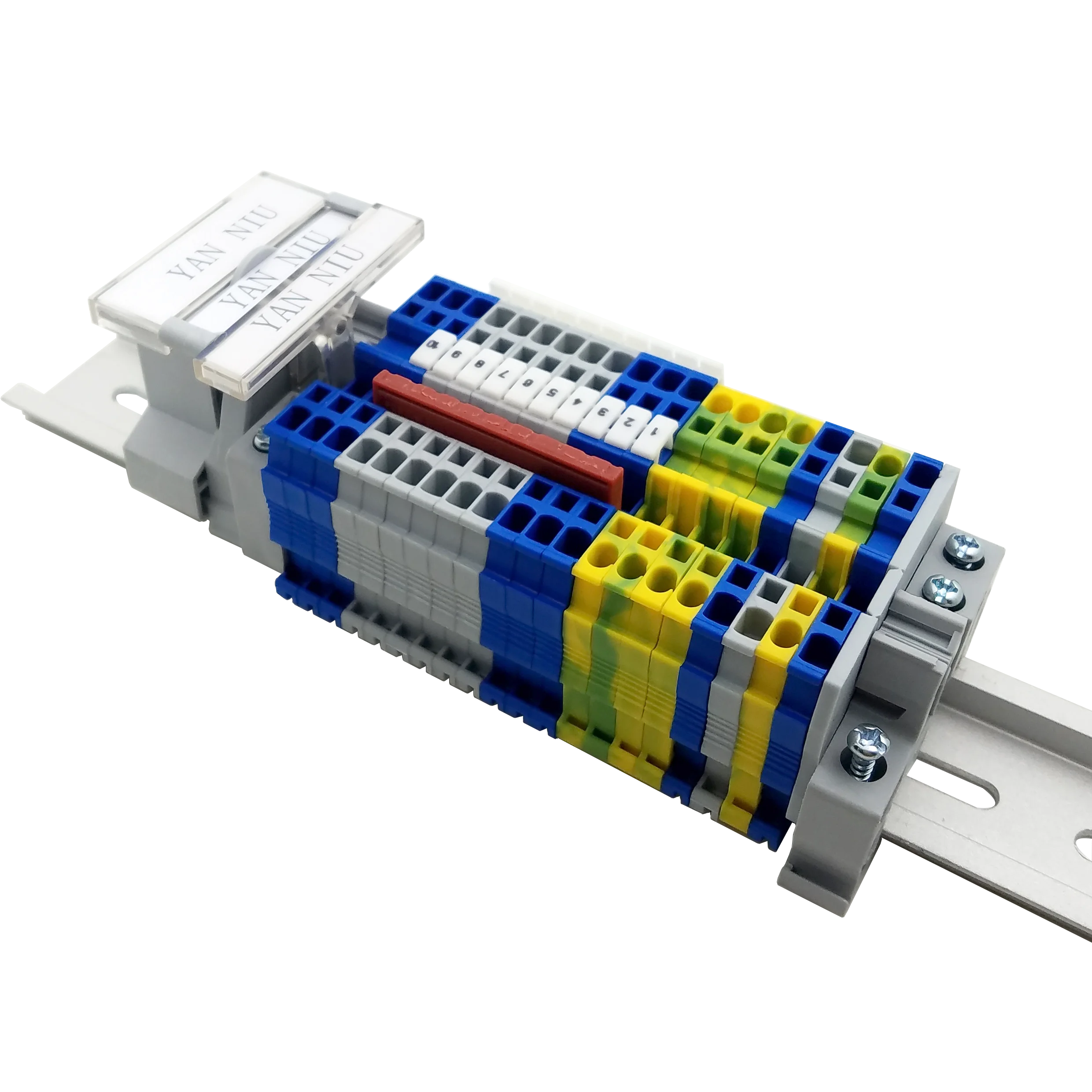 

50Pcs ST 1,5 - 3031076 ST-1.5 Din Rail Contacts Wiring Conductor Universal Spring Quick Connector Modular YAN NIU