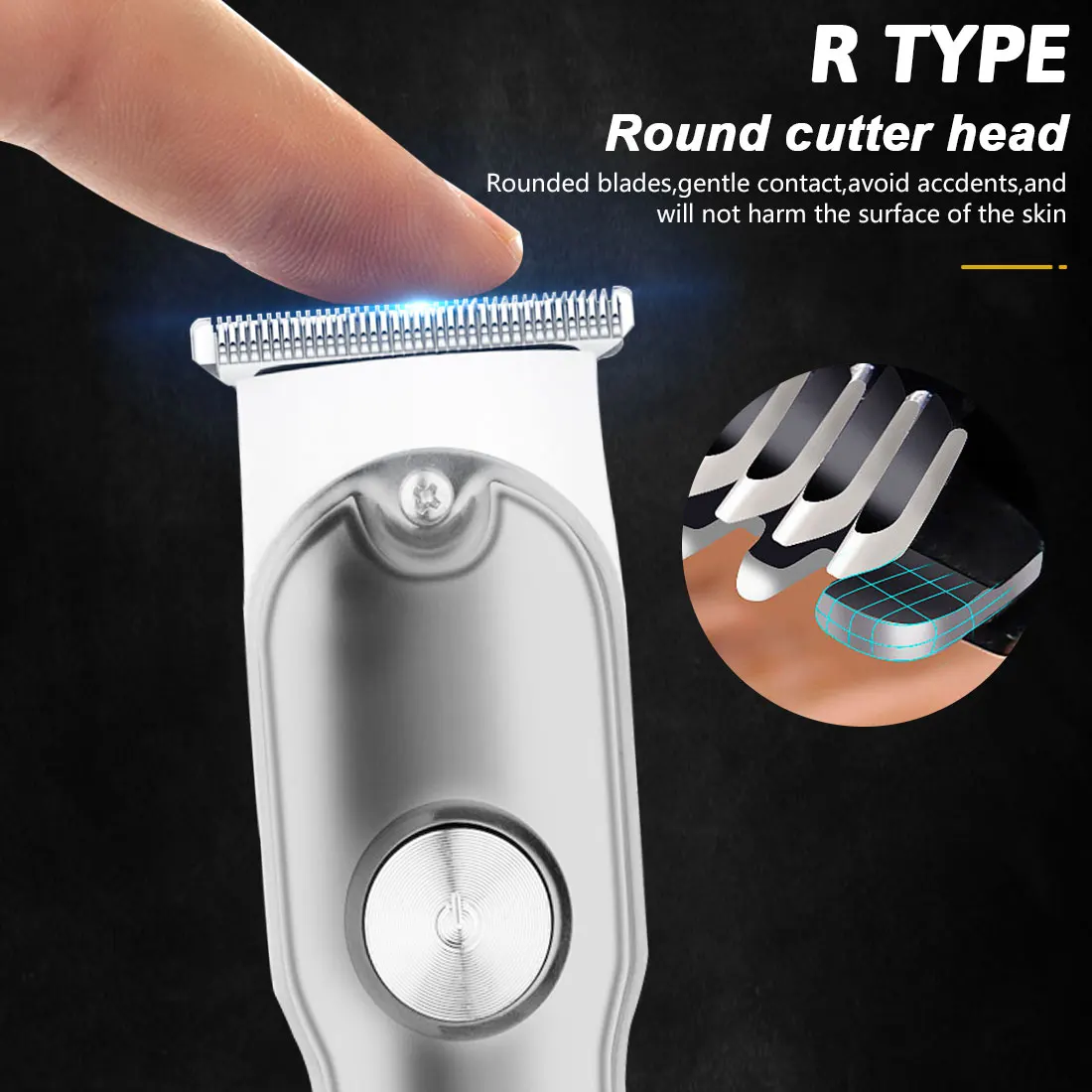 

profession hair clipper beard trimmer for men electric men's shaver LCD 0mm Hair cutting trimmer machine chargeable Razor
