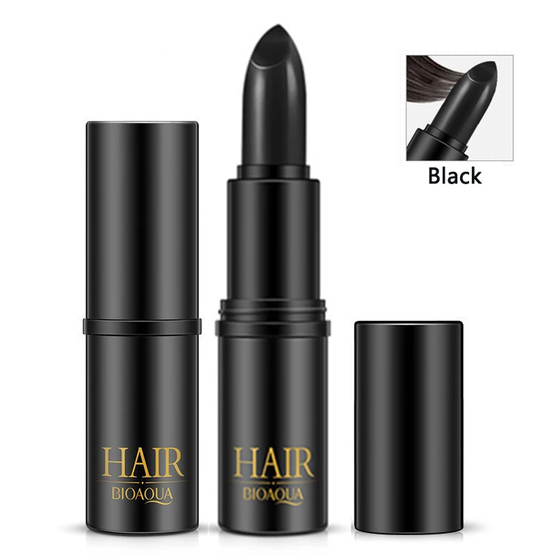 Одноразовая краска для волос с мгновенным покрытием седых корней крем-помада