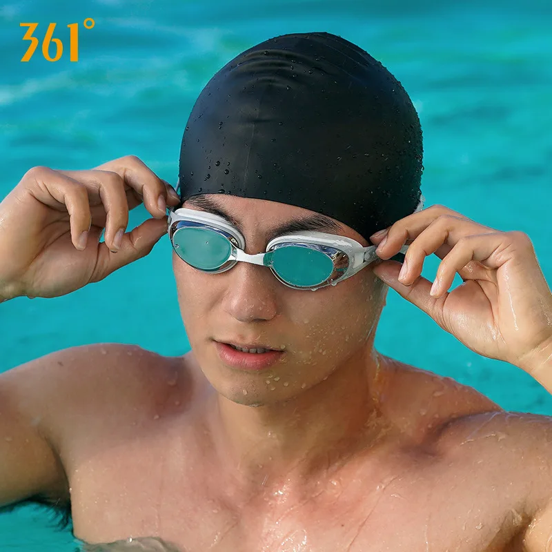 

361 Mirrored Prescription Swimming Goggles Pool Swim Glasses Anti Fog Waterproof Pink Glasses Men Women Goggles For Swimming