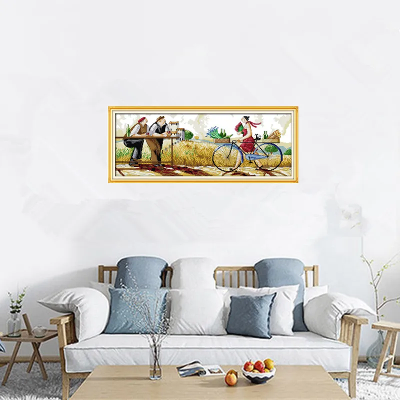 Joy Sunday Enjoy Life Наборы для вышивания крестиком наборы для вышивания Diy Figuer Наборы для вышивания крестиком