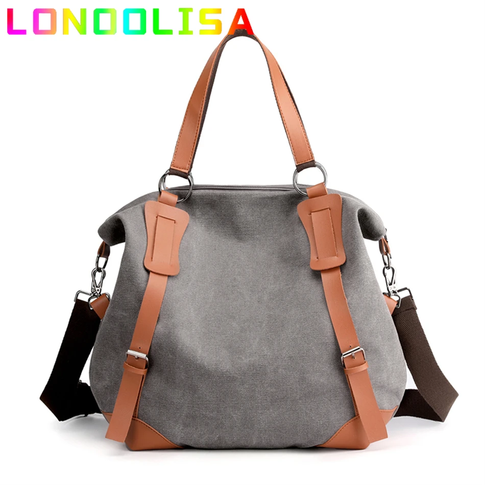 

Large Capacity Casual Totes Designer Handbags High Quality Canvas Simple Shoulder Bags for Women 2021 New Ladies Crossbody Bag