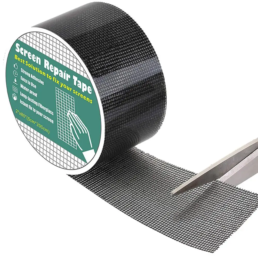 Window Repair Tape Anti-Insect Fly Bug Door Mosquito Screen Net Fiberglass Mesh Cloth Household | Обустройство дома