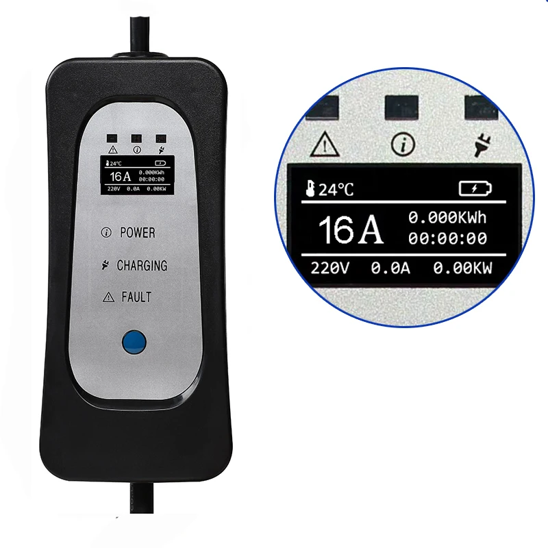 Портативное зарядное устройство для домашнего использования EV тип 1 16A 13A 10A 8A