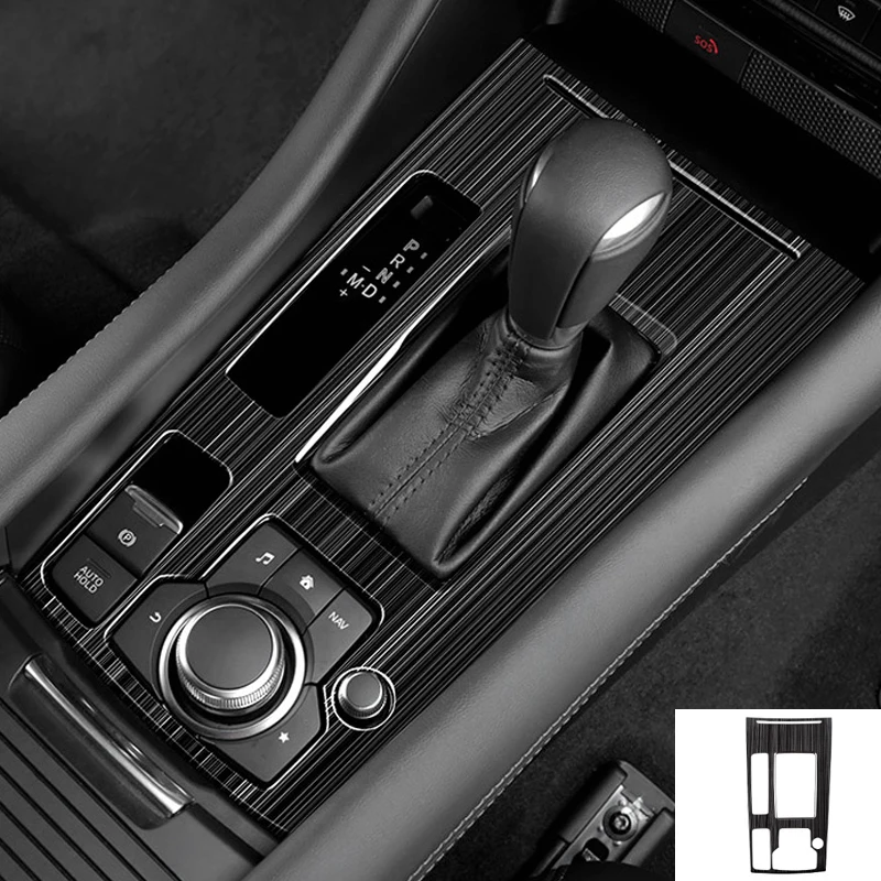 

Внутреннее молдинг для Mazda 6 Mazda6 2019 2020 2021, внутренняя центральная консоль, чашка для воды, панель шестерни, рамка, накладка, украшение автомобиля