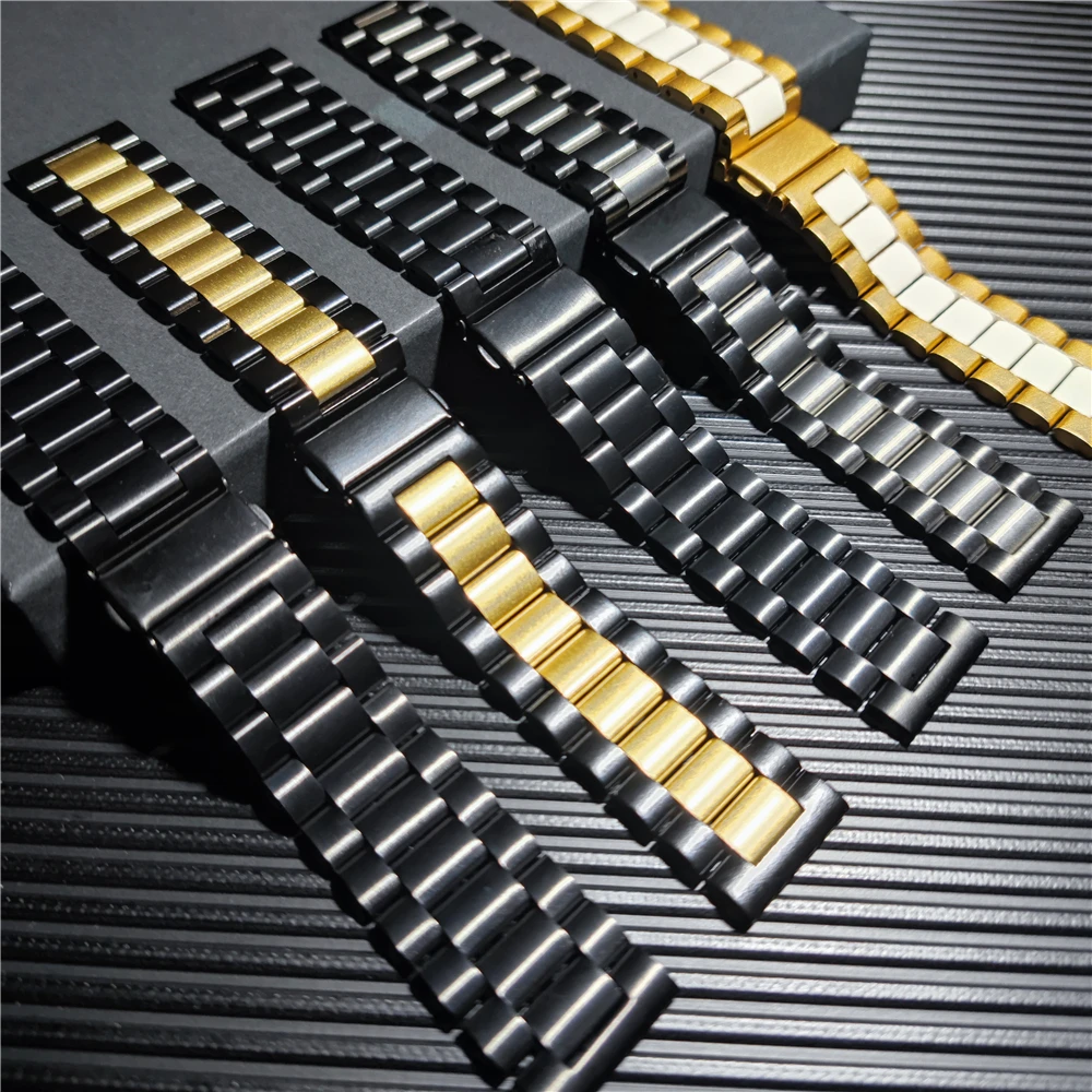 Stainless Steel Metal Strap for Samsung Galaxy Watch 3 41/45mm Bands Watchband for Galaxy 42/46mm Watch Active 2 Gear Band 20 22