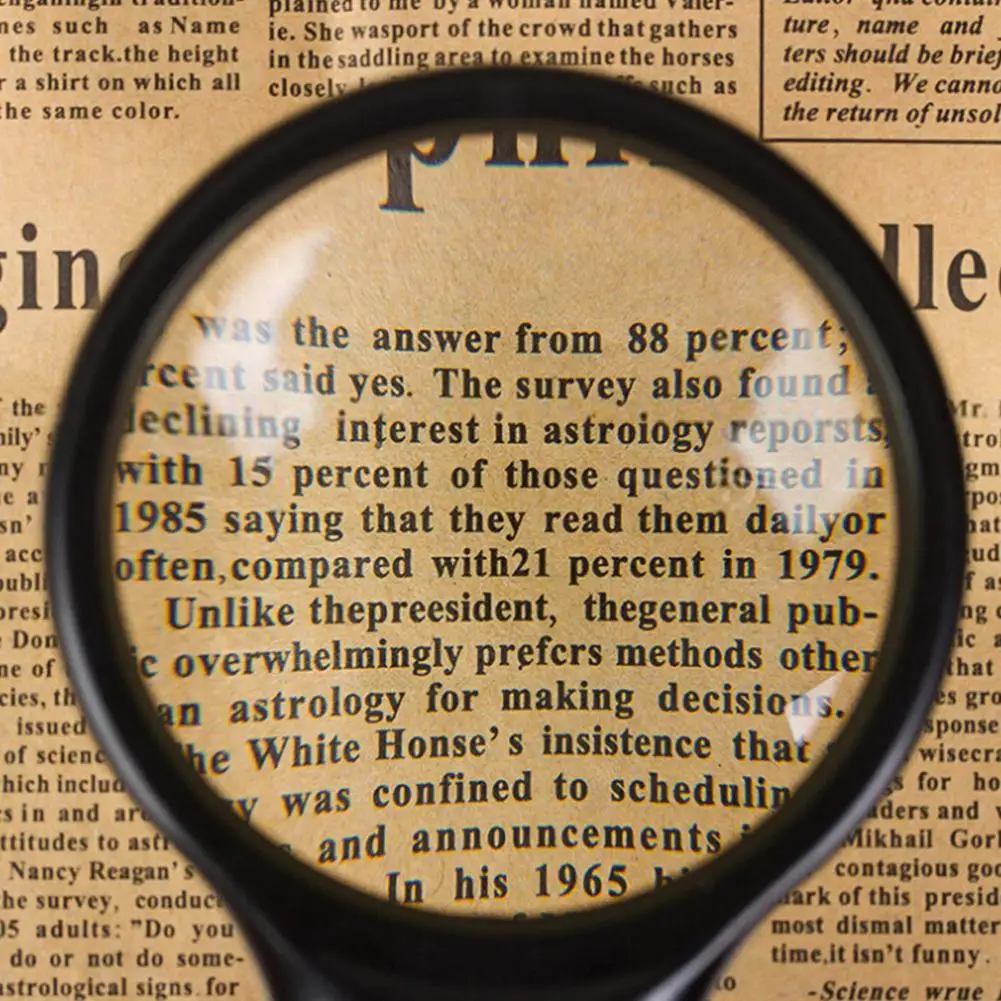 Studyset мини карманное двойное зеркало для чтения 3 светодиодный светильник 45X