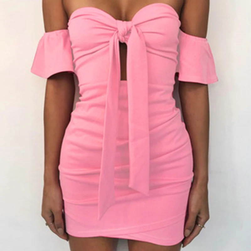 MIOFAR женское платье без рукава для девочек однотонное футляр мини сексуальное