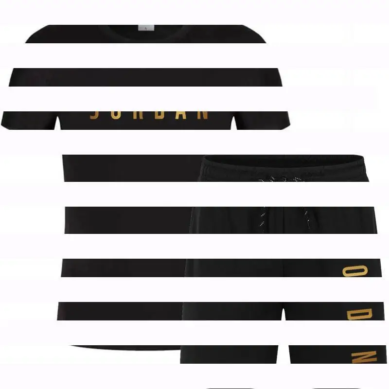 

2021 New Hot Letter Printed T-Shirt Sports Suit Couple Quick Dry Casual Running Suit Summer Short Sleeve Shorts 2-Piece Set