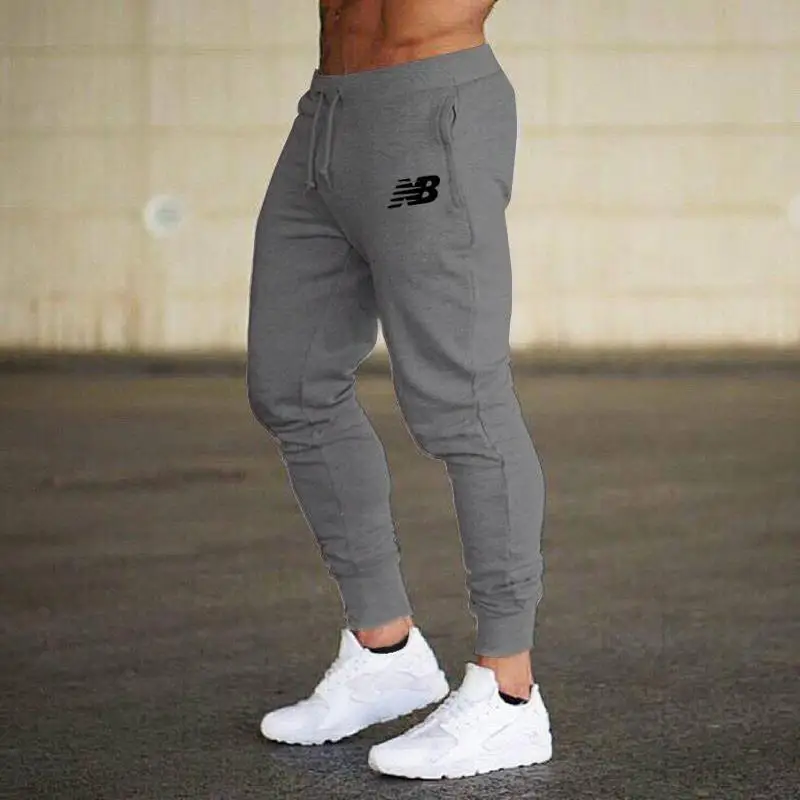 

New Male Korean Version of Quick-drying Pants Men's Casual Pants Fitness Pants Running Sports Trousers Men's Slim Feet Pants