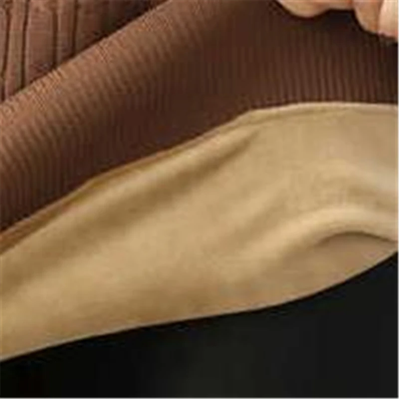 

Woman Spring Plus Velvet Sweaters Female Autumn Oversized Thick Sweater Lady Winter Hedging Stretch Warm Sweaters Lady Fall Pull