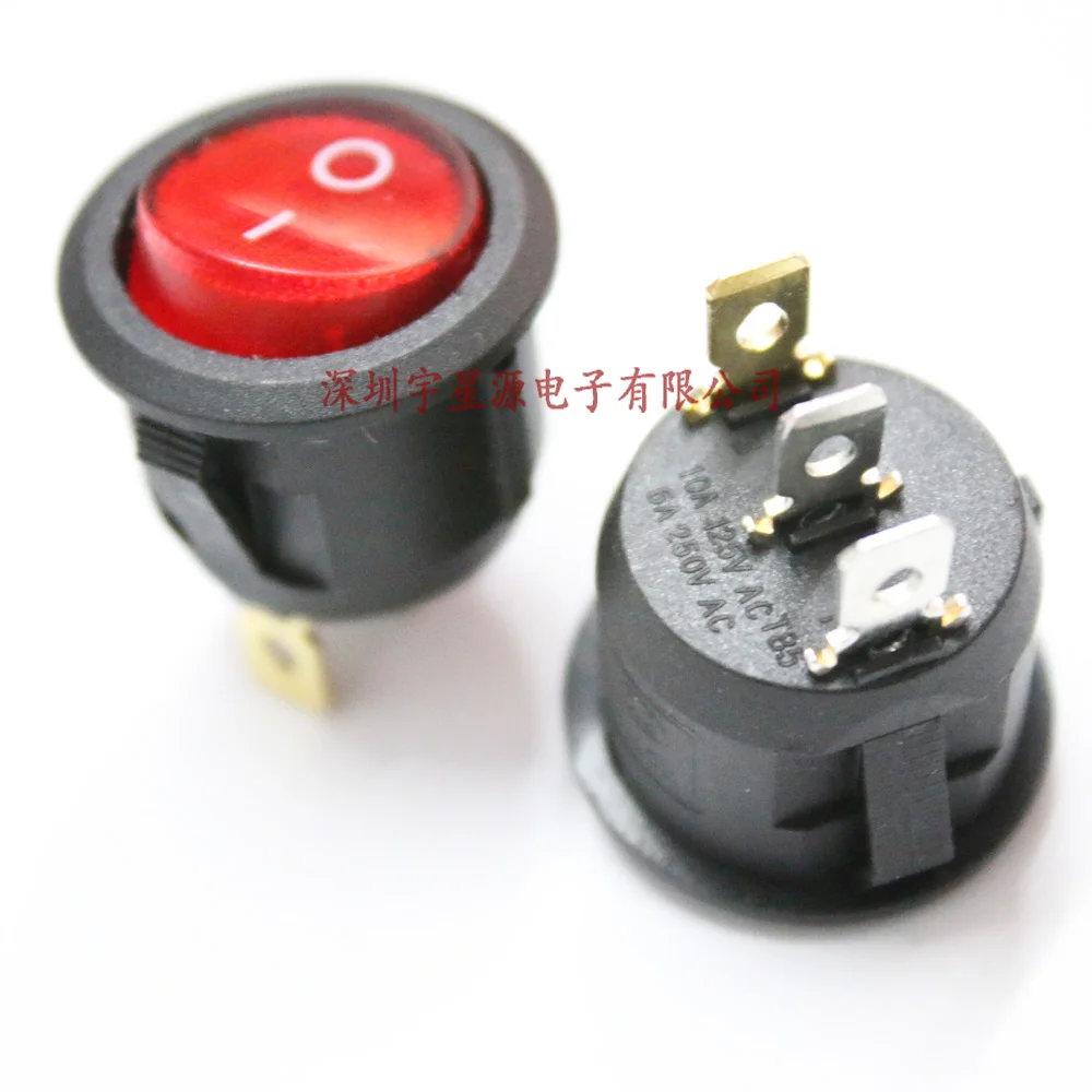 5 шт/лодка кулисный выключатель питания круговой 3 ножной светильник - купить по