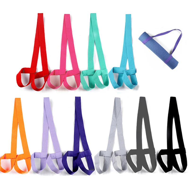 

TPE Yoga Mat with Yoga Mat Carry Strap Non Slip Carpet Mat with Sling Shoulder Carry Belt Fitness Gymnastics Mats 183x61x0.8CM