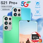 Смартфон Galaxy S21 Pro +, 2021 дюйма, 16 + 512 Гб, поддержка Android 11,0, Google Facebook, для Samsung Galaxy S21, Huawei P50