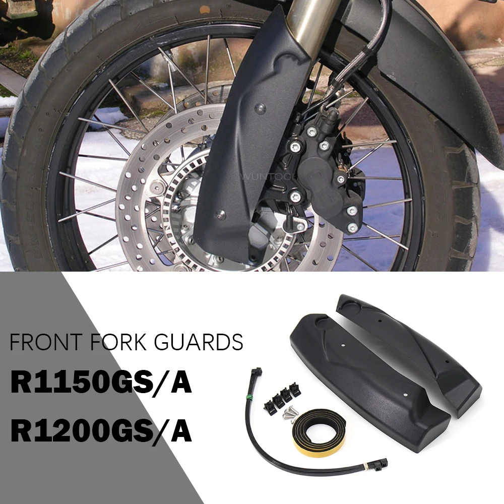 

Front Fork Guard for BMW R 1150 1200 GS ADV A 2012 on Motorcycle Accessories Black ABS Plastic 1 Pair Protection Lower Cover Set
