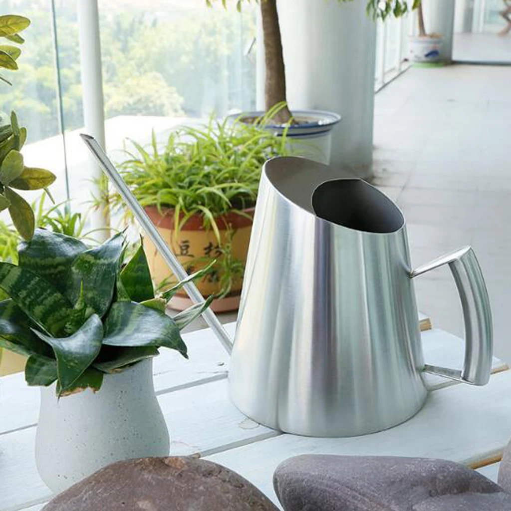 

Metal Watering Can Stainles Steel Spout for Plants Flowers Home