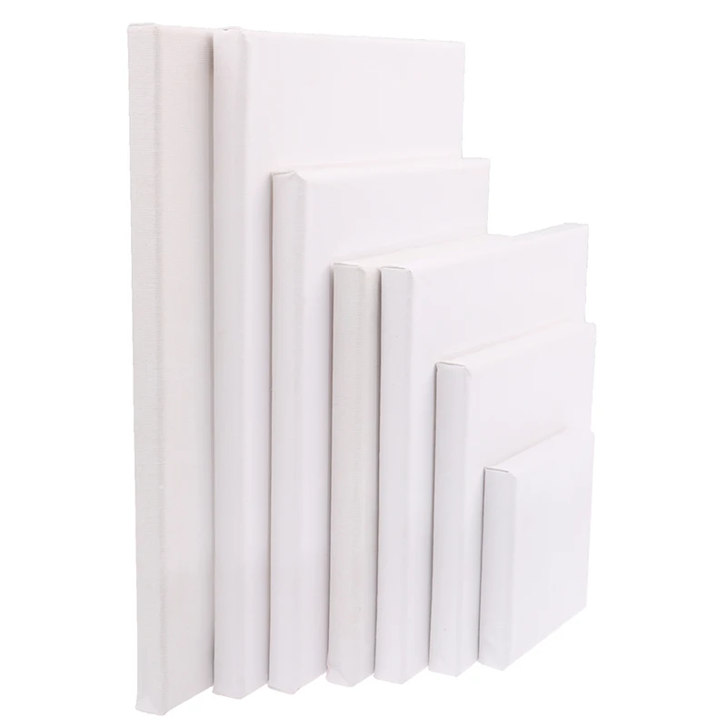 

1Piece White Blank Square Artist Canvas For Canvas Oil Painting,Wooden Board Frame For Primed Oil Acrylic Paint