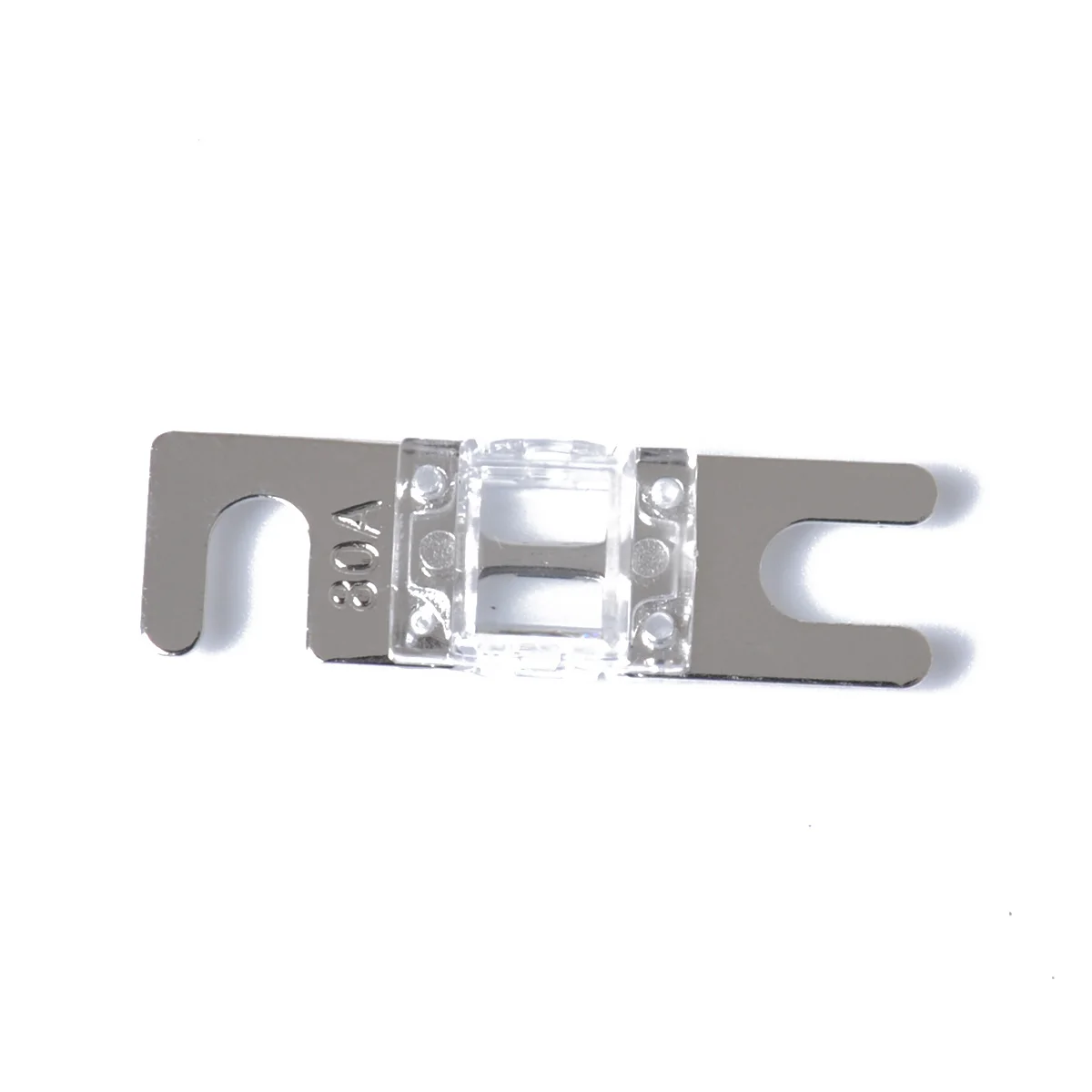 

5pcs Silver Plated AFS Mini ANL 80A Fuse Nicked Plated Car Audio Clear