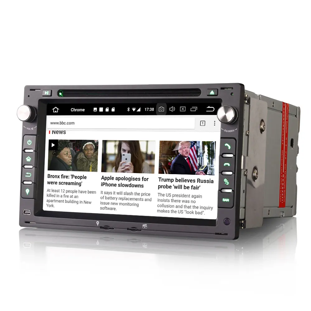 Erisin 4886 7 &quotAndroid 9 0 автомобильный мультимедийный плеер Навигация DVD GPS