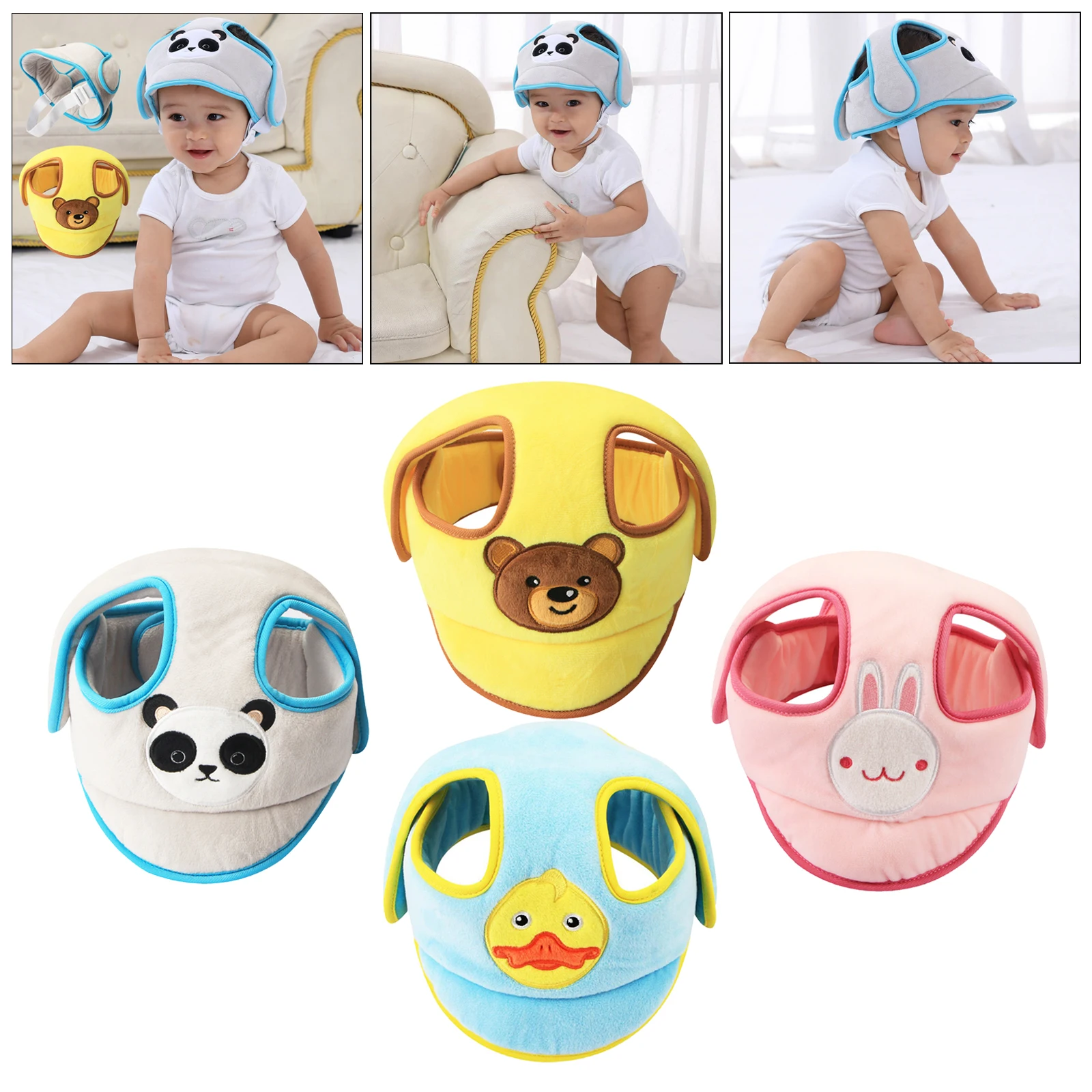 

Breathable Infant Toddler Baby Safety Headguard Anti-fall Head Protective Cap