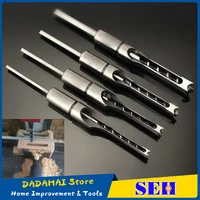 hss twist drill bits woodworking drill tools kit set square auger mortising chisel drill set square hole extended saw 6 0mm16mm