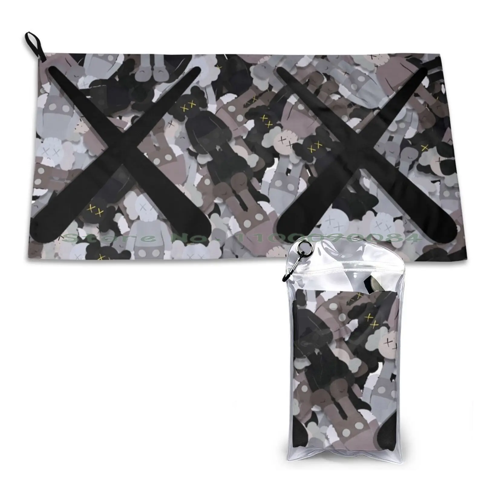 

Sleeping Friends Quick Dry Towel Gym Sports Bath Portable Tiny Hearts Heartfelt Hearty Pump Blood Love Littlest Mini Cutey