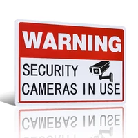 warning security cameras in use signsno trespassing video surveillance signindoor or outdoor use for home business