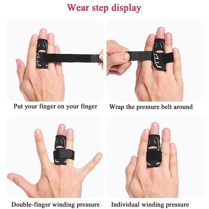 

Portable Compression Finger Splint Support Guard for Safety Sports Basketball Volleyball Football Protection Finger Joint Sleeve