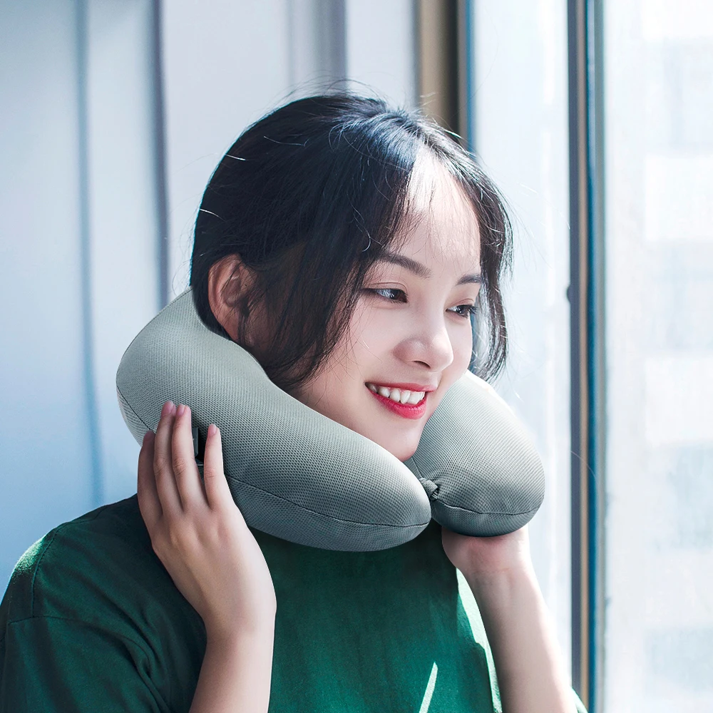 Подушка для шеи с эффектом памяти U-образная подушка поддержки самолета шейного