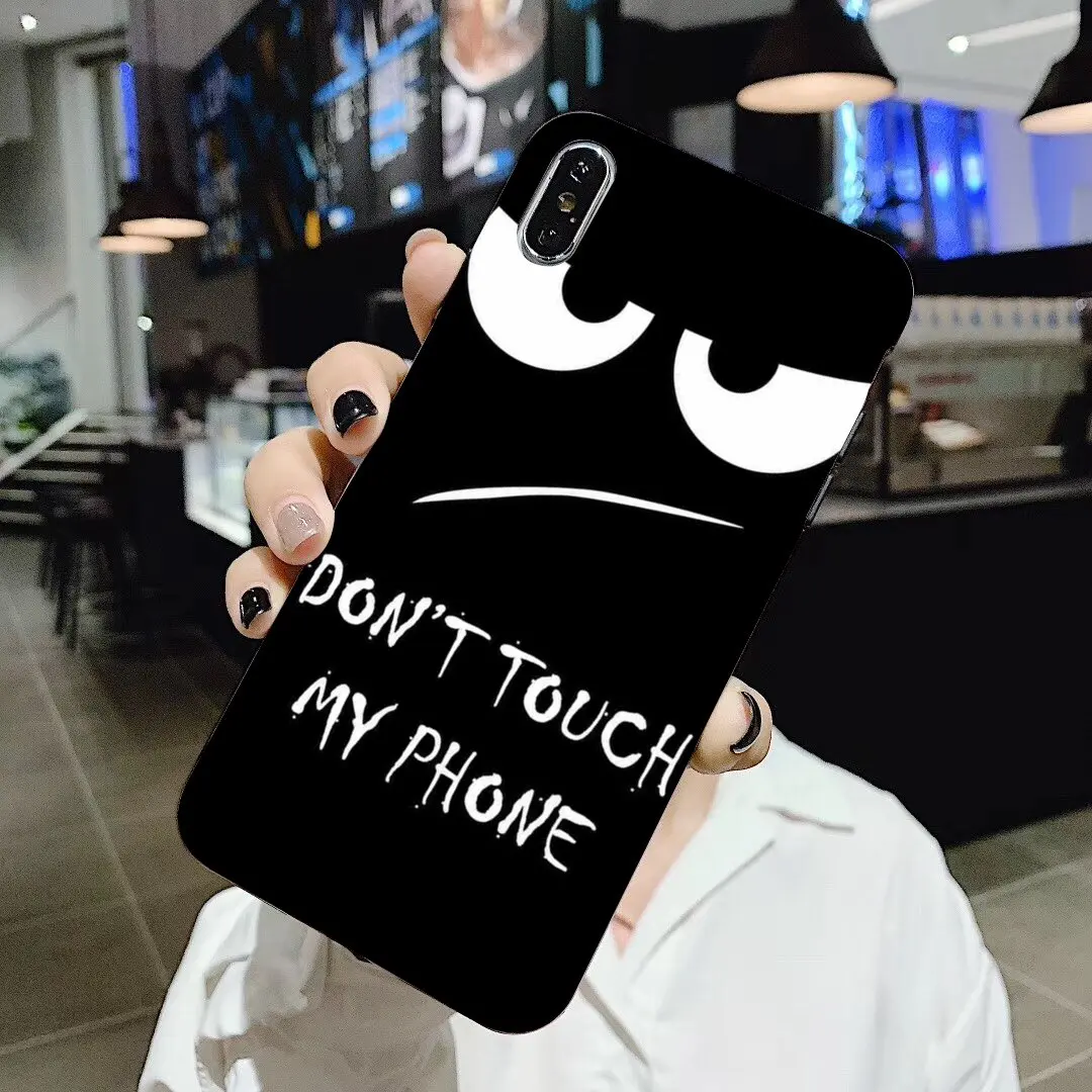 Прочный силиконовый чехол для телефона Don't touch my Phone Для Xiaomi Mi A1 A2 A3 5X 6X 8 9 9t Lite SE Pro