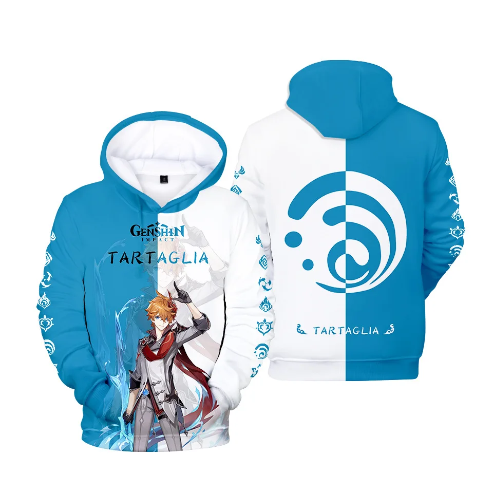 

Genshin impact hoodie 3d moletom com capuz de manga longa feminino harajuku streetwear jogo quente roupas unissex mais tamanho