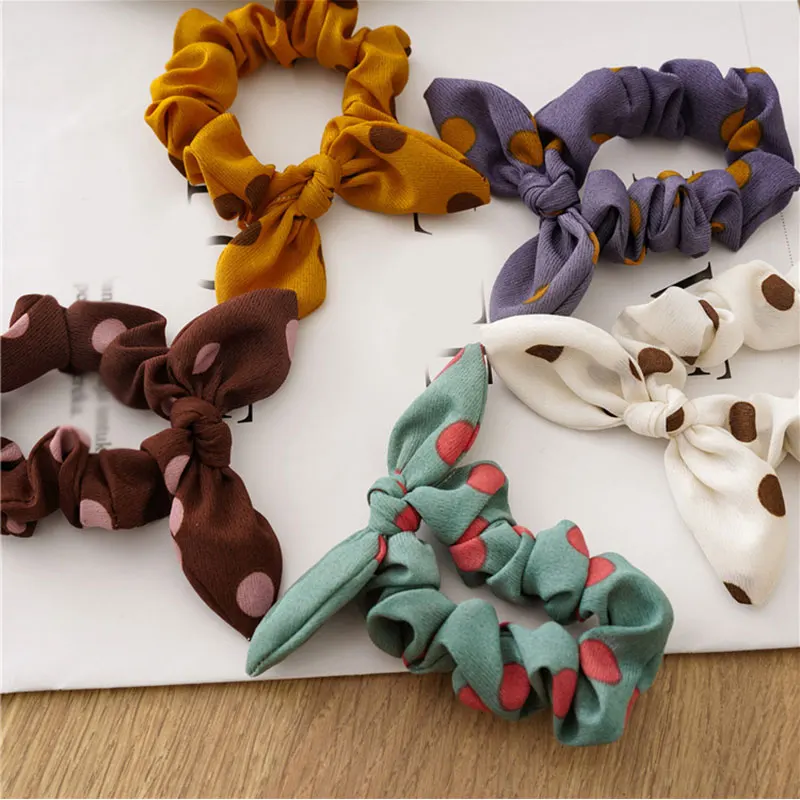 Заколка для волос с милым бантом и волнистыми ушками кролика мамы ребенка