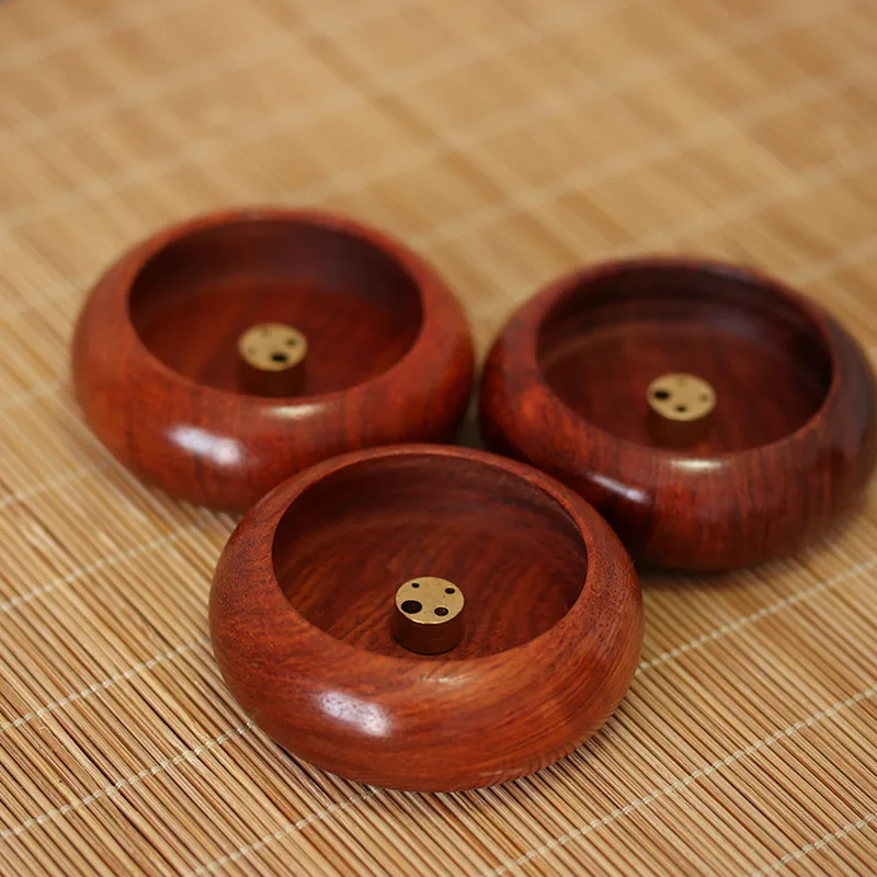 1 шт. палисандровый ладан горелки ручка Чаша-держатель Форма кадило украшения