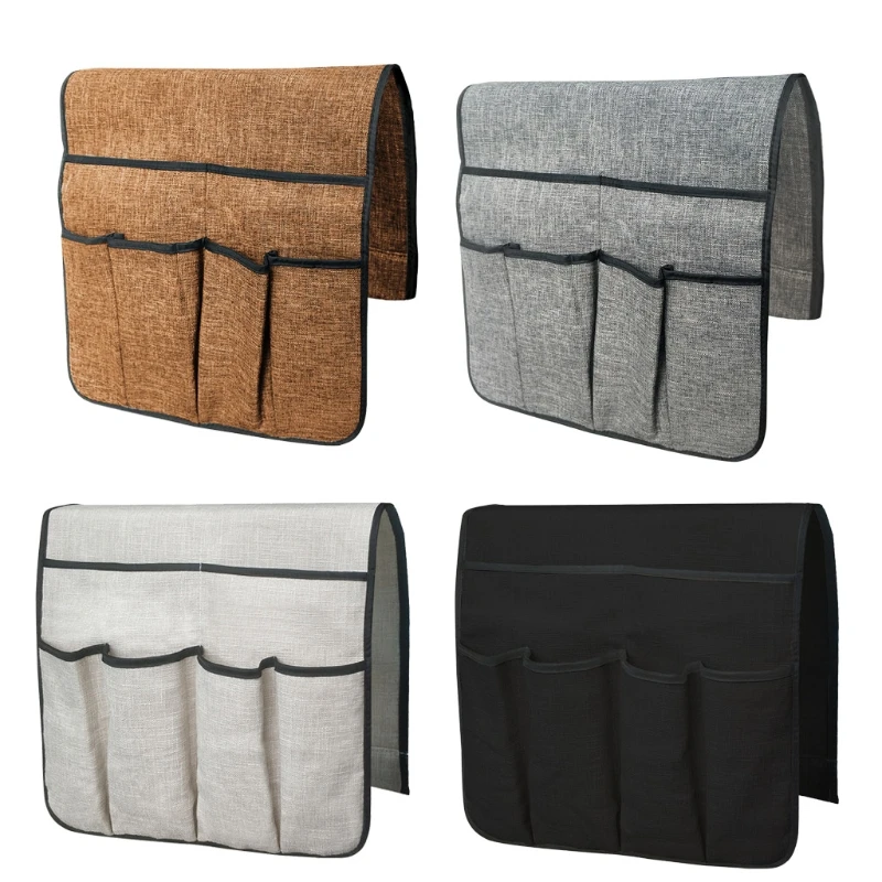 

Armchair Storage with 6 Pockets for Smart Phone, Book, Magazines, Ipad, TV Remote Control Holder Home Armrest Organizer