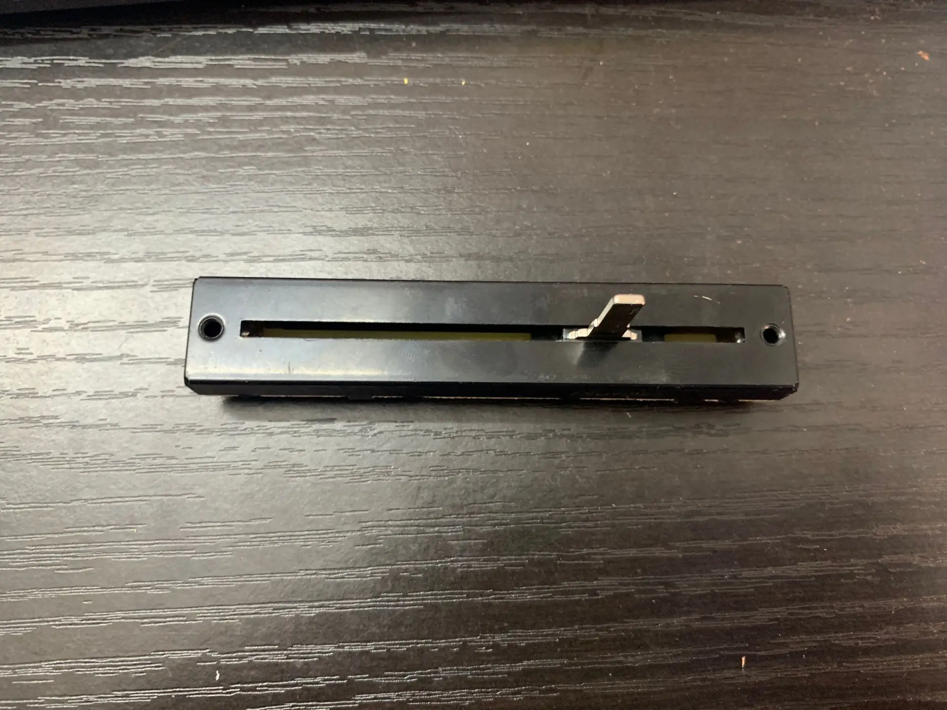 Тайваньский потенциометр с рельсовым прямым стержнем F8.8 см B10KX2 Длина оси 15 мм