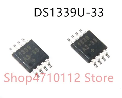 10PCS/LOT DS1339U-33 DS1339U DS1339 1339.DS1338U-33 DS1338U DS1338 1338 MSOP-8