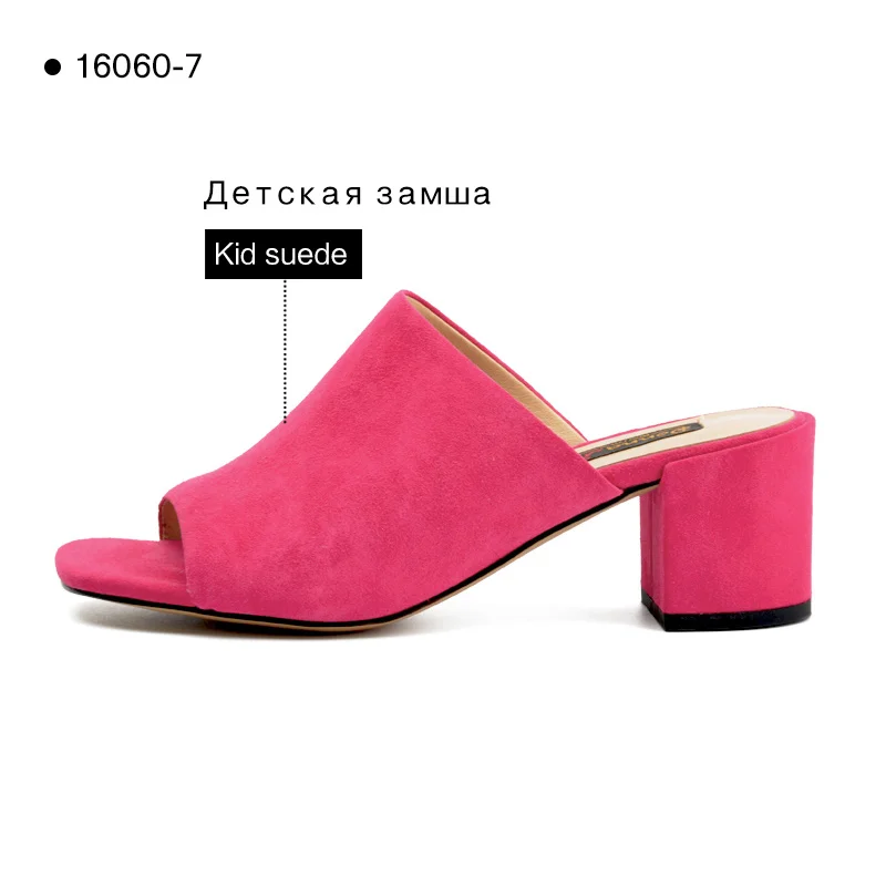 Peach pink Donna-in/распродажа; Шлепанцы из натуральной кожи; женская летняя обувь; Уличная обувь на плоской подошве; женская обувь на платформе; пляжные вьетнамки; сандалии - Цвет: Peach pink