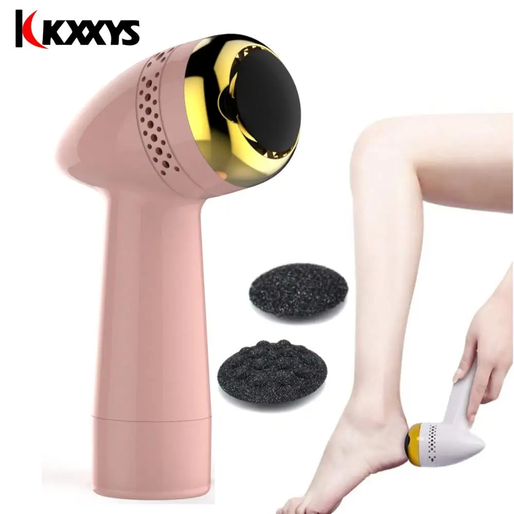 

Electric Foot File Care For Exfoliating Pedicure Peeling Feet Dead Skin Remove Callus with Vacuum Adsorption has Message Head