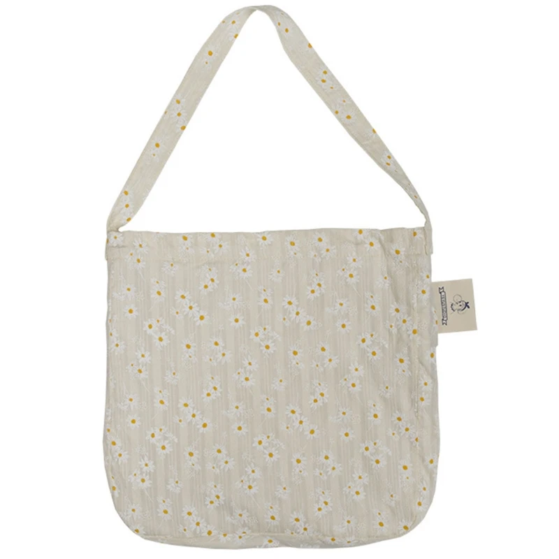 

Large Floral Shopping Bags Reusable Shopping Bags Foldable Convas Shopping Bag Fruit Storage Shoulder Bag Handbag 1 Pc