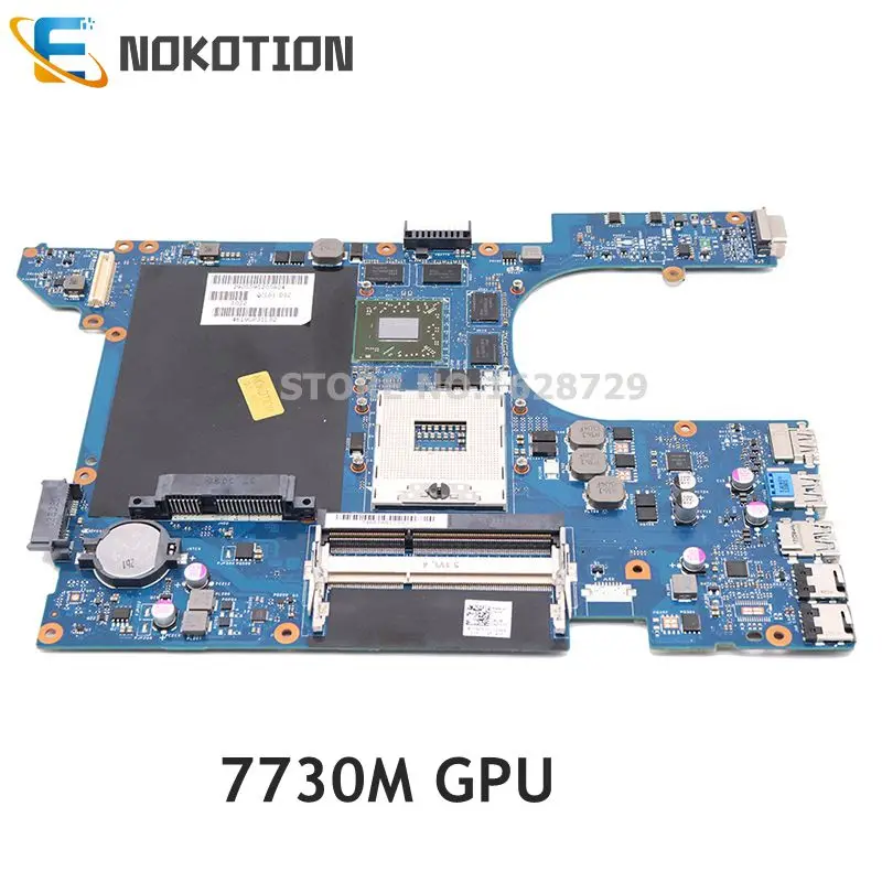 

NOKOTION Laptop Motherboard For Dell Inspiron 15R 7520 QCL00 LA-8241P CN-04P57C 04P57C MAIN BOARD DDR3 HD 7730M GPU