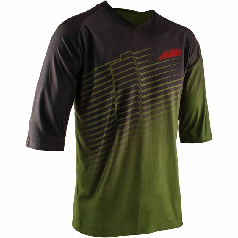 2020 mx Мотокросс горный велосипед эндуро Джерси 3/4 рукава грязная велосипедная