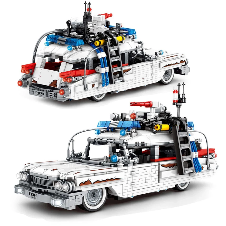 

1126pcs 1:18 High-tech Creative Famous Racing Car Building Blocks Pullback Expert Movie Vehicle Bricks Toys For Children Gift