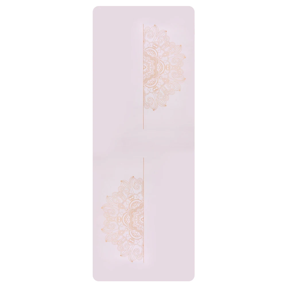 5 мм коврик для йоги из ПУ натурального каучука Ширина 68 см утолщенная Золотая